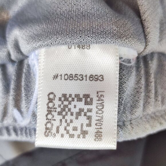 Adidas Supernova athletic short grey with 3 light grey stripes women's size L - Picture 6 of 12